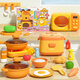 Mailobao Mailipox Cocina para niños Caja de regalo de juguete para niñas Refrigerador de arroz para el hogar Regalo de vacaciones de cumpleaños para niñas