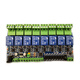 1/2/3/4/6/8/12-channel Modbus relay module switching input and output RS485/TTL/PLC 8-channel output + 8-channel input 5V