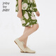 jnby by JNBY Jiangnan cloth children's clothing shorts summer colorful print cute casual cotton linen men and women children 1N6E13790 904 mixed pink green 130 cm
