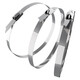 MPPMCK auto-verrouillage 304 Câble en acier inoxydable Tie à cravate Câble Câble jardin extérieur Marine Fixation du câble Resserrage OT3300 7.9 * 300 mm 20 pièces OT3291