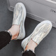DKCCI toile Chaussures masculines pour les personnes paresseuses d'été pédales vieilles chaussures de tissu de beijing respirant des sports de travail sans glissement et chaussures plates décontractées migray 42