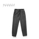 XVESSEL Waffle Plaid Trousers Destroy retro versatile trendy casual plaid trousers Spliced ​​cashew flower yellow Y21X723Y S