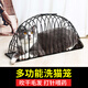 Washing cat cage, cat blow-drying cage, washing cat artifact, anti-scratch, blow-dry, cat bathing cage bag, fixed cat supplies, anti-scratch, washing cat cage, blue + long-handled brush L-suitable for 8-12 Jin Jin equals within 0.5 kg