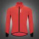 WOSAWE Spring and Autumn Cycling Jacket Long Sleeve Top Windproof Warm Mountain Bike Outdoor Sports Leisure Bicycle Clothes Orange-Red Jacket-BL275 3XL (suitable for 195Jin [Jin equals 0.5 kg] or above)