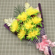 Tomb-Sweeping Festival supplies, silk flowers for grave sweeping, grave sweeping bouquet, chrysanthemum sacrifice hand holding, simulated fake chrysanthemum holding flower, white