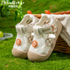 Tombeck Baby Summer Mosquito Repulsent Sandales pour garçons et filles Chaussures de semelles molles antidérapantes pour les bébés et les tout-petits Khaki Taille 17
