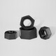 Ice energy 12.9 grade high strength hexagonal nut complete black hexagonal nut locking screw nut nut GB6170 M48 1 piece