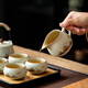 Simitang Ru Kiln Tea Set Portable Travel Complete Kung Fu Tea Set with Tea Tray Home Office Gifts Accompanying Gifts