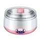 Máquina de yogurt quiwu para el hogar Use el mini multifuncional Mini al alto borosilicato de vidrio vaso de vidrio hecho de arroz fermentado hecho de agua fermentada copa de copa de copa interna + 50 phage polvo