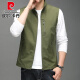 
Pier Cardin Spring and Autumn New Thin Vest Men's Business Casual Vest Jacket Outdoor Working Vest Middle-aged Horse Clip Coat Knitted 686 Blue M