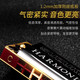 Bainuo Suzuki importiert Suzuki Harmonica 24-Loch Polyphonische C-Tune Professionelle Musikinstrument auf Leistungsebene für Anfänger für Erwachsene 24-Loch Polyphonische F-Tune Silber