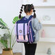 Mo Peng Japanese elementary schoolbag girl in grades 1-3-6, large capacity reduction and spine protection British campus Korean version children's back 1047 black gray grade 3-6