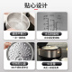 爱仕达（ASD）IH电饭煲0涂层 低糖饭煲316不锈钢食品级内胆 家用智能4L大容量多功能柴火饭预约煲汤锅蒸煮饭锅 AR-F40I829 4L IH多段加热