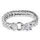 Jin Duoxi pt950 platinum bracelet men's high-end platinum bracelet men's fashionable and generous personality solid wide faucet bracelet about 20cm wide about 11.7mm about 45.72 grams