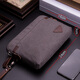 Cool Kangaroo Handbag Men's Clutch Men's Men's Men's Men'sbag Canvas grande capacité Business Casual Oxford Tissu Trendy Men's Sac Gray 24 * 16 * 3CM