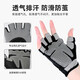 Peak [Pack of Two] Fitness Gloves for Men and Women Sports Cycling Half Finger Horizontal Bar Pull-Ups Iron Anti-Slip Hand Guards M