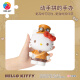 3D-JP Sanrio Hellokitty 50th Anniversary Figura de juguete de moda tridimensional Toyos de cumpleaños Regalo de Navidad Girl Retro Future (F1047)