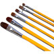 Chunrui 826 Water Chalk Art Students' Special Acrylic Brush Wolf Hair Oil Brush Set Student Pigment Color Pen 6 Double Numbers (2 4 6 8 10 12)