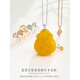 Fat Donglai same style jade buckle 18k gold S925 sterling silver pendant 18K gold buckle diy accessories pendant buckle silver KTJ2502-gold color