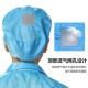 Houchuang anti-static hat dust-free clean room electronic food workshop duck tongue work cap white (little worker hat)