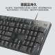 罗技（Logitech） K845机械键盘 有线全尺寸104键背光电竞蓝色妖姬机械TTC轴办公游戏键盘 台式机外接笔记本电脑 K845红轴-霜冻之蓝键帽款