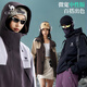 CAMEL蛟龙三合一冲锋衣硬壳新款秋冬加绒外套户外工装夹克男女同款 M34CATR723 幻影黑/页岩灰 L