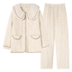 Little Love Song Koralle Velvet Pyjamas für Frauen im Winter Dreischichtiges Baumwolljacke sowie samt verdickte warme Flanell-Hauskleidungsset können außerhalb von MFBD12222 Damenbekleidung m Frauen/Größe 152-160 Gewicht 80-100 getragen werden