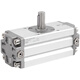 Ji Litian Custom Pneumatic Zylinder CDRA1BS Rotierstangenwelle Anschlusszylinder Zahnrad Rack und Rack Swing Zylinder CDRA1BS32180