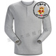 Arc'teryx (ARC TERYX) Arc'teryx Men's Long-Sleeved Henley Sirrus LS 20765 Water Wave Gray Glitch Heather XL