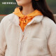 Merrell Women's Autumn and Winter Warm and Breathable Lambswool Jacket Outdoor Casual Cotton Clothes