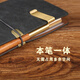 昌盛礼伴手礼商务年会礼品定制logo送客户高档高端公司20周年员工实用同事退休纪念品国潮水杯礼盒 蓝色-手账本+古铜笔+书签+U盘+雨伞+数显杯