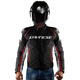 DAINESE/丹尼斯 RACING 3 D-DRY赛车服防风防雨四季摩托车骑行服防摔夹克 684/黑-黑-红 54
