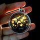 DRJEFUN natural olive meteorite genuine Tiantie pendant Sericho girls and boys niche light luxury jewelry gifts specially shot