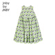 Jnby par Jnby Jiangnan Tissu de vêtements pour enfants robe sans manches de manchette Summer Match Match Casual Mid-Longing Jirt Filles 1N5G12350 088 GREN-GREEN combinaison 120 cm