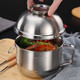 Sailotou 304 stainless steel lunch box, fast food cup, student lunch box, instant noodle bowl, instant noodle cup, second layer 14cm MCFT046 304 stainless steel meal cup