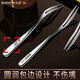 Shandahuang (SHDO) German 316 stainless steel fruit fork food-grade fruit picks children's small forks Korean dessert forks cake forks Cologne 316L fruit forks 6 pieces 13.5*1cm