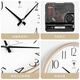 Polaris (POLARIS) wall clock living room simple creative quartz clock fashion bedroom clock modern clock European wall watch 30cm