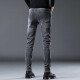 JEEP SPIRIT jeans men's spring and autumn new slim small feet high-end elastic Korean version trendy versatile straight trousers 1049R gray plus velvet 28
