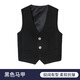 Yinuofang children's suit vest performance host dress black: single vest 140CM