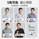 Официальная рубашка с короткими рукавами Lilang Men Men Men Summer 2024 Новый сплошной бизнес-мужчины формальная рубашка, прокатающая профессиональная рубашка белая (G4XZC0023Y) 40