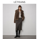 Letrans demi-douzaine de lait pâte feuillette mérinos de la marine en fourrure de fourrure féminine 2024 hiver blanc m
