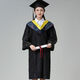 Lei Lixing Bachelor's Uniform Bachelor's Degree Uniform Men's and Women's Graduation Gown Liberal Arts Science and Engineering Drape Cloth Academic Uniform Hat Academic Uniform Performance Bachelor's Uniform Yellow-Engineering (Cardboard Hat) L Recommended Weight 130 160Jin Jin is equal to 0.5 kg