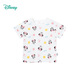 T-shirt de Disney pour enfants pour enfants Disney Baby Series Cartoon T-shirt à manches courtes et à manches courtes 212S1502 Rice de fond blanc 100