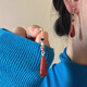 Lu Shanwu New Chinese Style Earrings Women's Retro Niche Unique Ancient Style Earrings National Style Horse Face Skirt Earrings Red Water Drop Earrings Red New Chinese Style Water Drop Earrings