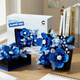 Caja de flores Palabras secretas bloques de construcción Bouquet inmortal juguetes ensamblados adornos de rompecabezas tridimensionales para novia de cumpleaños regalo de San Valentín 4 enrollados de caja de flores 7371-7374