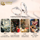 CHINA GOLD S925 silver love at first sight ring for men and women, a pair of rings for couples, wedding, Valentine's Day, birthday gift for girlfriend, today/next day delivery, love at first sight couple ring