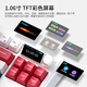 Black Jue AK870/Life and Death Sniper 2 Junta de juego mecánica inalámbrica personalizada de tres modos Personal de tres modos Junta Gasket E-Sports Eports Teclado personalizado RGB Posición de luz inferior MAILLARD SACE B SALACE BAÍZ