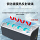 
AUCMA [Chinese old brand] Commercial large capacity island display freezer Quick-frozen seafood horizontal ice cream ice cream commercial freezer Supermarket convenience store combination freezer 753L straight cabinet curved glass 2000*754*830