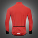 WOSAWE Spring and Autumn Cycling Jacket Long Sleeve Top Windproof Warm Mountain Bike Outdoor Sports Leisure Bicycle Clothes Orange-Red Jacket-BL275 3XL (suitable for 195Jin [Jin equals 0.5 kg] or above)