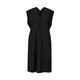 Moins de printemps Robe française avec tempérament en V en V en V Vaise arrière sans manche 2N3G12250 409 / noir et bleu foncé